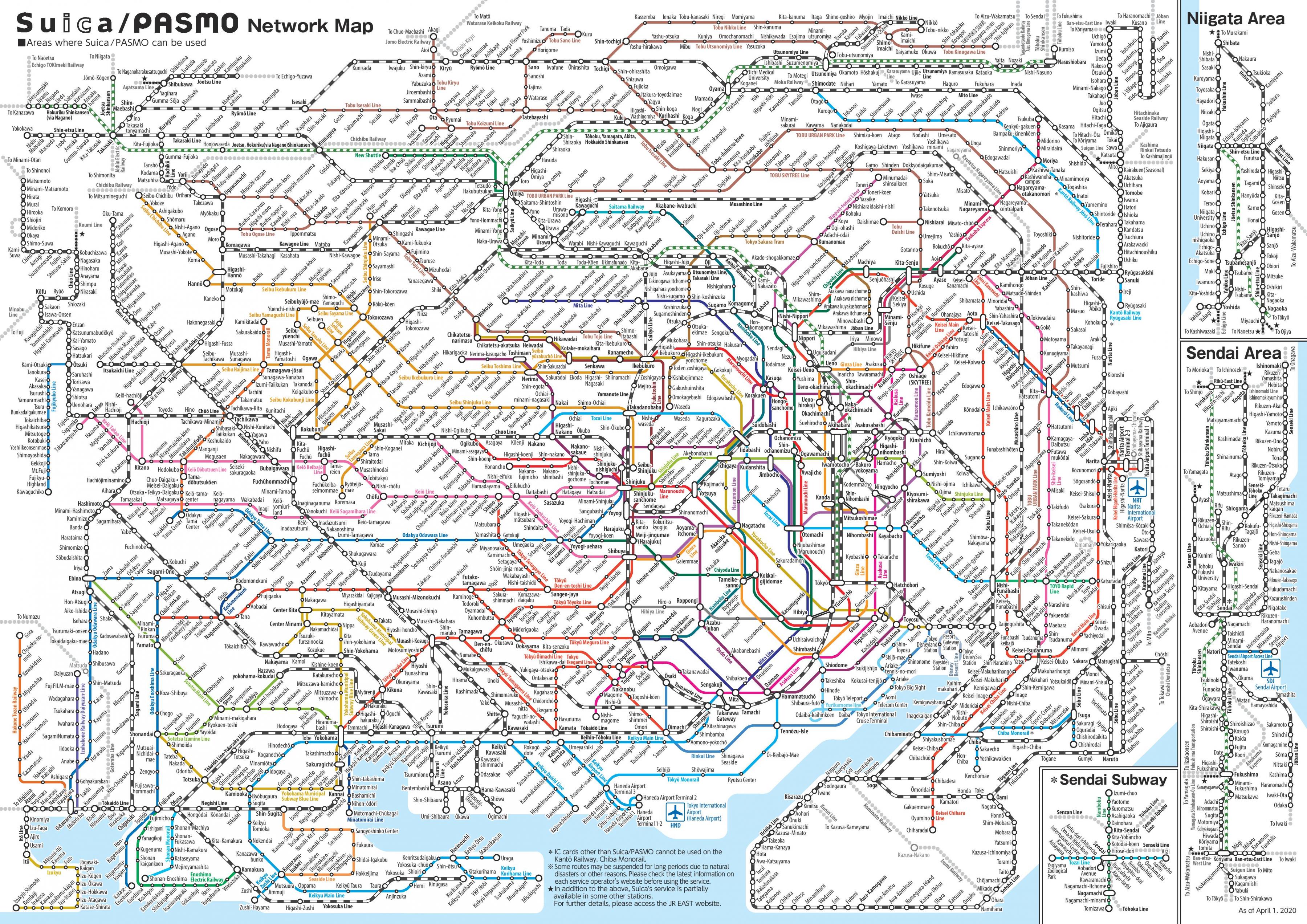 šuica karta Pasmo karta   Suica pasmo nätverk karta (Kantō   Japan) šuica karta